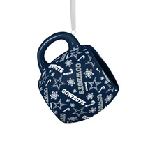 Dallas Cowboys Christmas Tree Holiday Ornament - Team Logo Mug Ceramic 2025