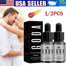 1/2X GODA Pheromones Cologne for Men Sophisticated Fragrance for Confidence 15ml