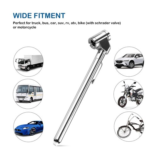 Pencil Tire Pressure Gauge, Dual Head Trucks Air Gage, Accurate Mechanical Du... - Picture 4 of 8