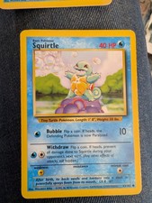 Pokémon Squirtle 63/102 Card Base Set LP