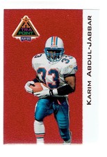 1997 Playoff First & Ten Xtra Point Red Karim Abdul-Jabbar #XP-7 RED Dolphins