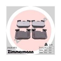 Zimmermann 25028.181.1 Bremsbelagsatz Scheibenbremse Vorderachse FüR Bmw