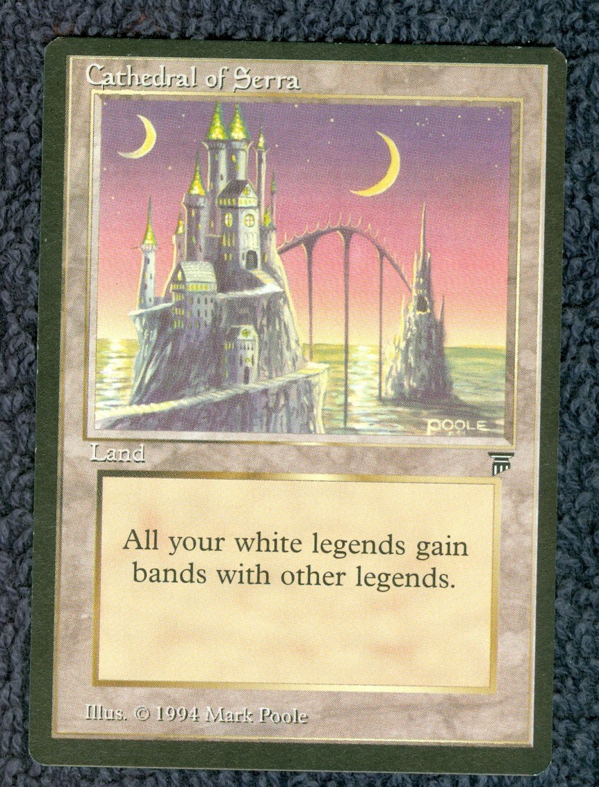 CATHEDRAL OF SERRA  uncommon 1994 LEGENDS Magic the Gathering  Unplayed NM