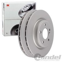 2X NK Bremsscheiben 295Mm BelÜFtet Hinten Passend FÜR MERCEDES-BENZ A-KLASSE