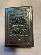 Star Wars Dark Side Black Playing Cards Poker Size Deck  New Sealed - Empire