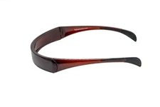 Hinged Headband fits like sunglasses providing lift 1 Count (Pack of 1) Brown