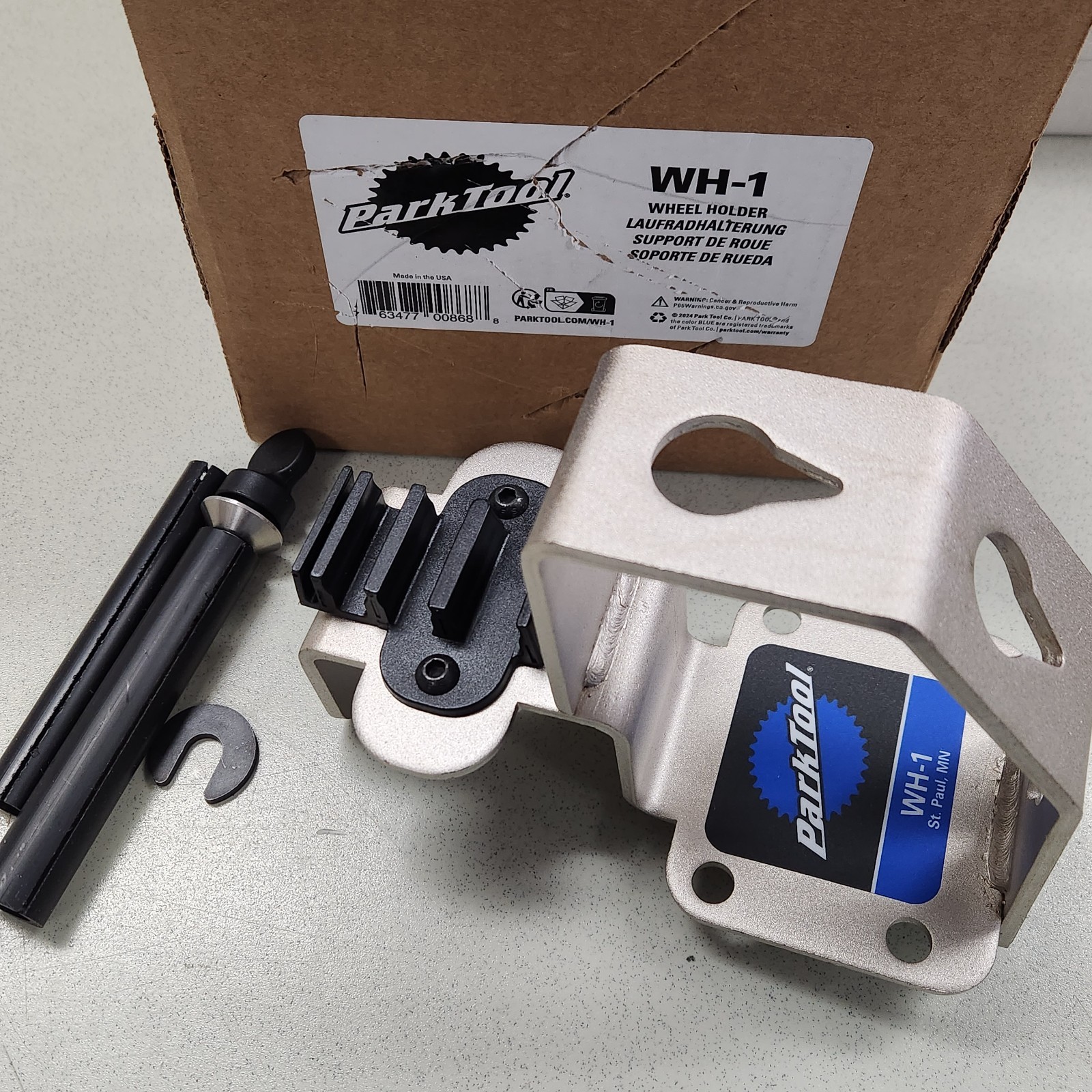 Park Tool WH-1 Professional Mechanic Bicycle Wheel Holder OPEN PACKAGE