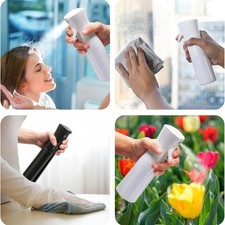 Continuous Mist Hair Spray Bottle Barber Water Sprayer Salon Plant Mister Tools