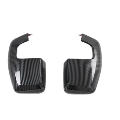 Car Carbon Fiber Rear View Rear View Side Glass Cover Trim Sei4761