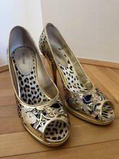 Roberto Cavalli peep-toe pumps EU38.5 US7.5