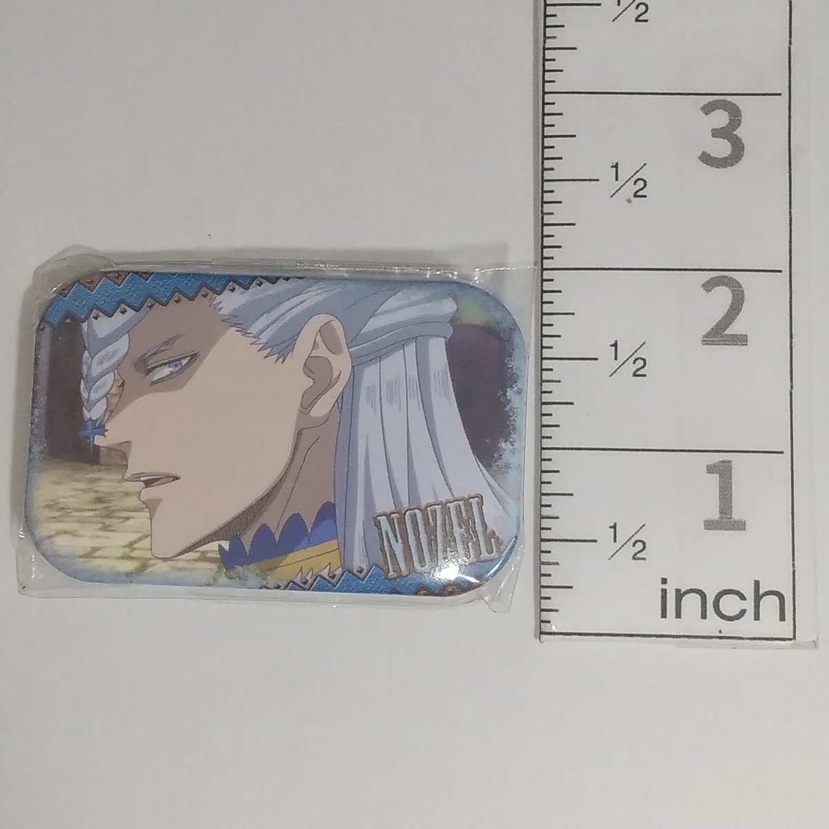 A78357 Black Clover Marukaku Square Can badge Nozel Silva | eBay