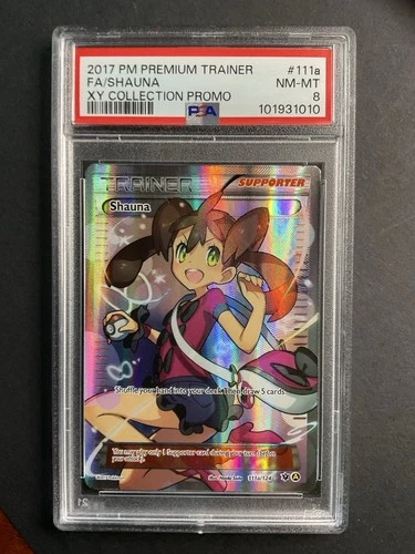 Shauna 111a PSA 8 2017 Pokémon Premium Trainer XY Collection Promo