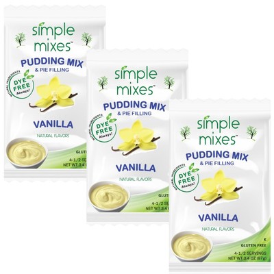 Instant Vanilla Pudding Mix 3-Pack Gluten  Lactose Free Kosher 