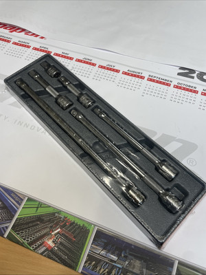 BRAND NEW* SNAP ON 3/8 DRIVE 6PC KNURLED EXTENSION SET 206AFX 