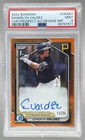 Esmerlyn Valdez 2024 Bowman Chrome Orange Refractor 1st RC Auto 11/25 PSA 9