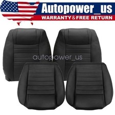 For 2005 2006 2007 2008 2009 Ford Mustang Gt Driver Passenger Seat Cover Black For 2005 2006 2007 2008 2009 Ford Mustang Gt Driver Passenger Seat Cover Black
