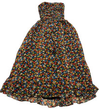 DÔen Marguerite Dress Begonia Blossom Womens 00 Silk Floral Maxi Nwt $698