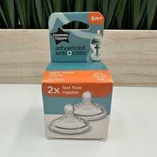 Tommee Tippee 6M Advanced Anti-Colic Fast Flow Bottle Nipples