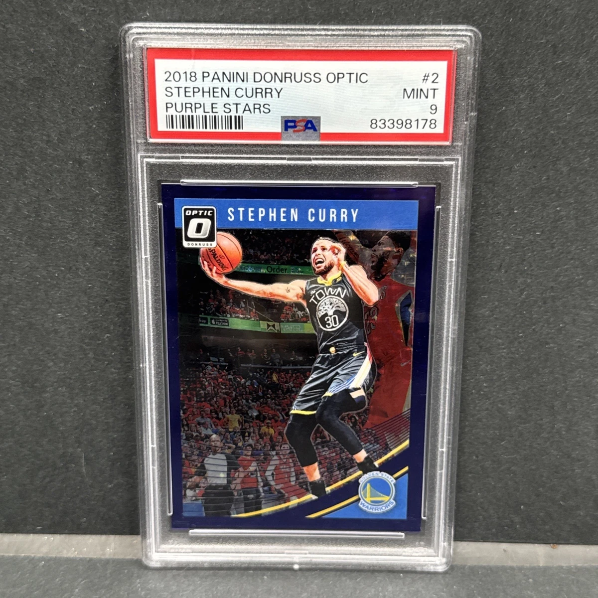 Stephen Curry Professional Sports Authenticator (PSA) Basketball