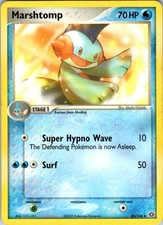 Marshtomp 36/106 Uncommon Emerald Pokemon Damaged on eBay