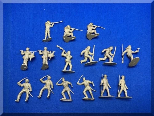 VINTAGE MARX PLAYSET 54mm FIGURE COLOR MATCHED TAN HUNTERS FRONTIERSMEN RIFLEMEN