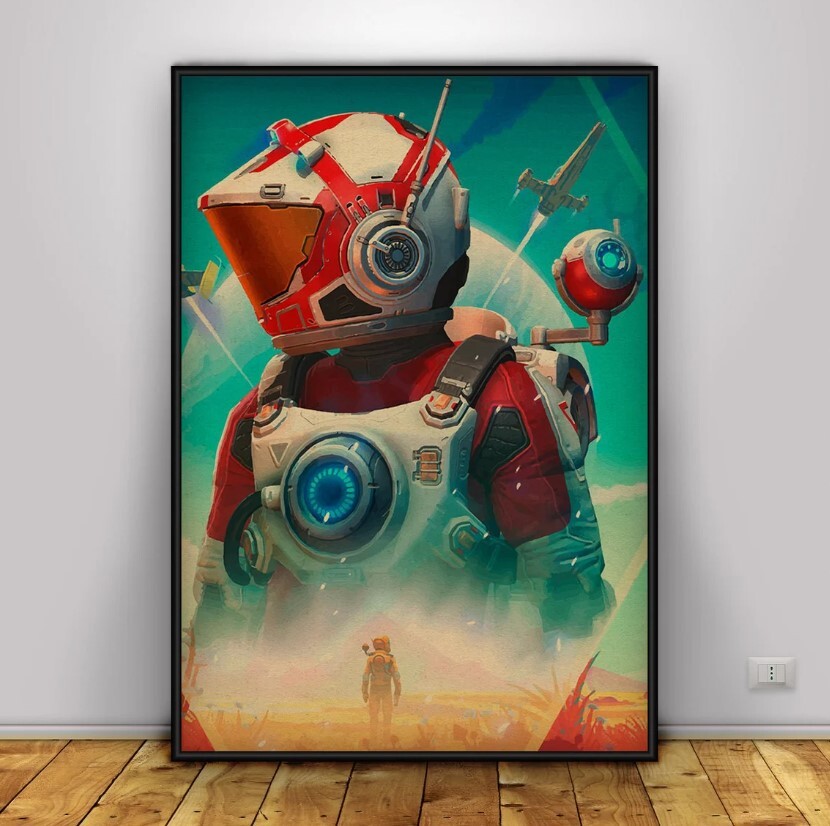 No Man's Sky Game Poster Wall Art Wall Prints Home Decor 4 eBay