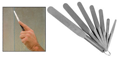 CRL AB958G Complete Set of Seven All Stainless Steel Spatulas - Picture 3 of 3