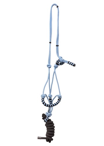 RUMANI Quality Rope Halters With Braided Crown With Contrasting Leads For Horse - Picture 19 of 53