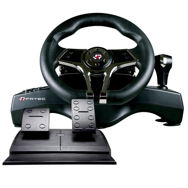 Volante y Pedales FR-TEC Hurricane Wheel MKII para PC/PS4/PS3/Nintendo Switch