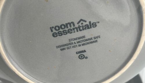 Used Room Essentials Stoneware Salad Plates x 3 Grey Dessert Target - Picture 7 of 7