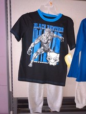 Marvel Black Panther Boys 2 Piece Outfit 5-6 Short Sleeve Pants Set