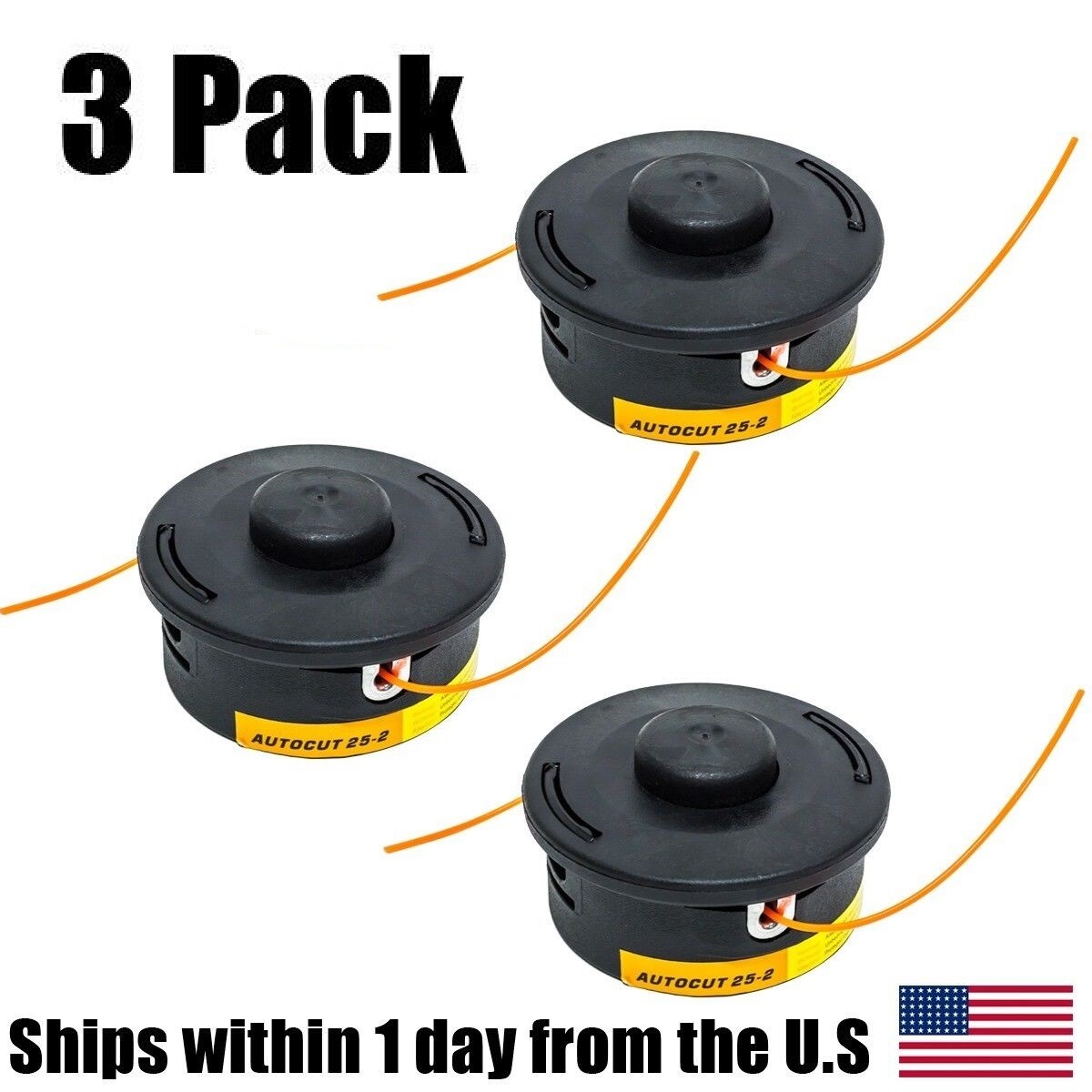 3PACK Trimmer Head for Stihl Autocut 25-2 Trimmer Bump Heads
