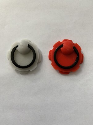 Pack Glow in the Dark and Red Finger Ring Holder/Stand For