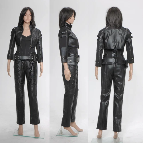 new Arrow Black Canary Sara Lance Pleather Carnival Costume Halloween Cosplay 