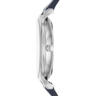 Skagen Anita SKW2719 White Turquoise Stone Dial Blue Leather Watch New Battery Skagen SKW2719 Anita Silver Stainless Steel Navy Blue  main image 4