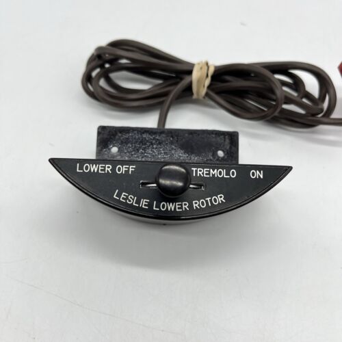 Interruttore comando rotore inferiore bachelite Leslie vintage 059220 - 4 pin - ottimo - Foto 4 di 9
