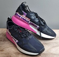 Pink×Black adidas ZX 2K Boost Wordmark Heel Stripe - Black Pink 2020 for sale