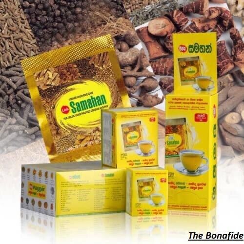 100 Pkt SAMAHAN Ayurvedischer Kräutertee Naturgetränk gegen Husten & Erkältung - Bild 3 von 3