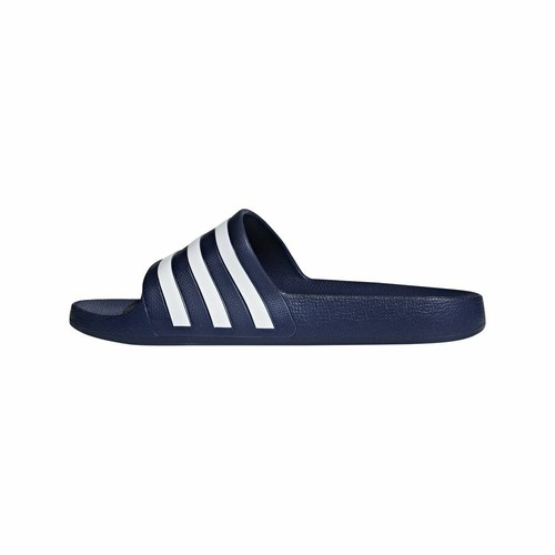Adidas Pool Shoe - Adilette Aqua Slides - Dark Blue/White - Picture 11 of 12