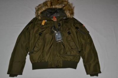 AUTHENTIC PARAJUMPERS GOBI ECO MEN BOMBER JACKET ARMY GREEN 2XL