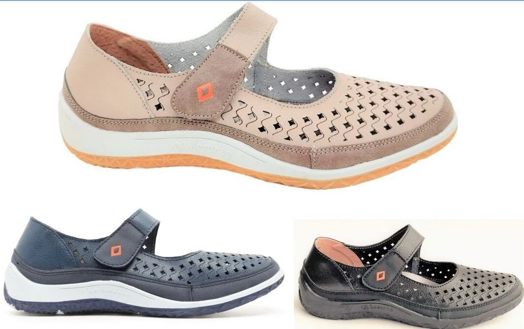 New CC Resorts Shoes cloud comfort Monday Women's leather walking shoe CC Resort