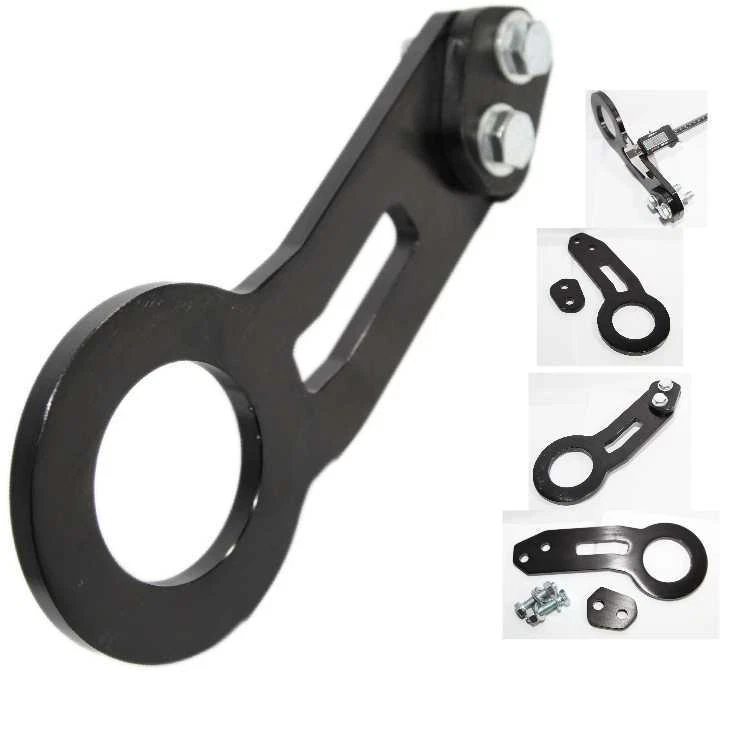 Scion TC XA XB XD Si EP3 RSX CIVIC EG EK EL RACING F+R TOW HOOK BLACK - Image 3 of 4