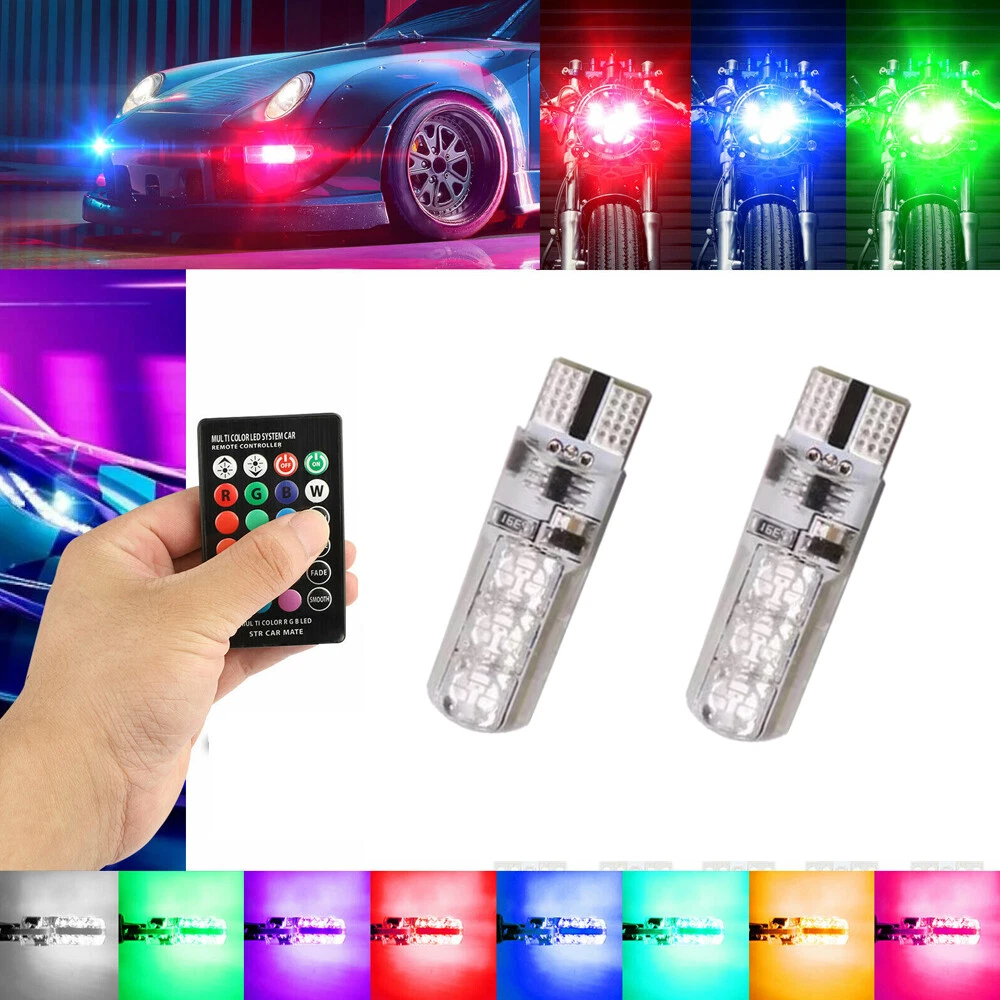 Multi color led system car remote controller deals