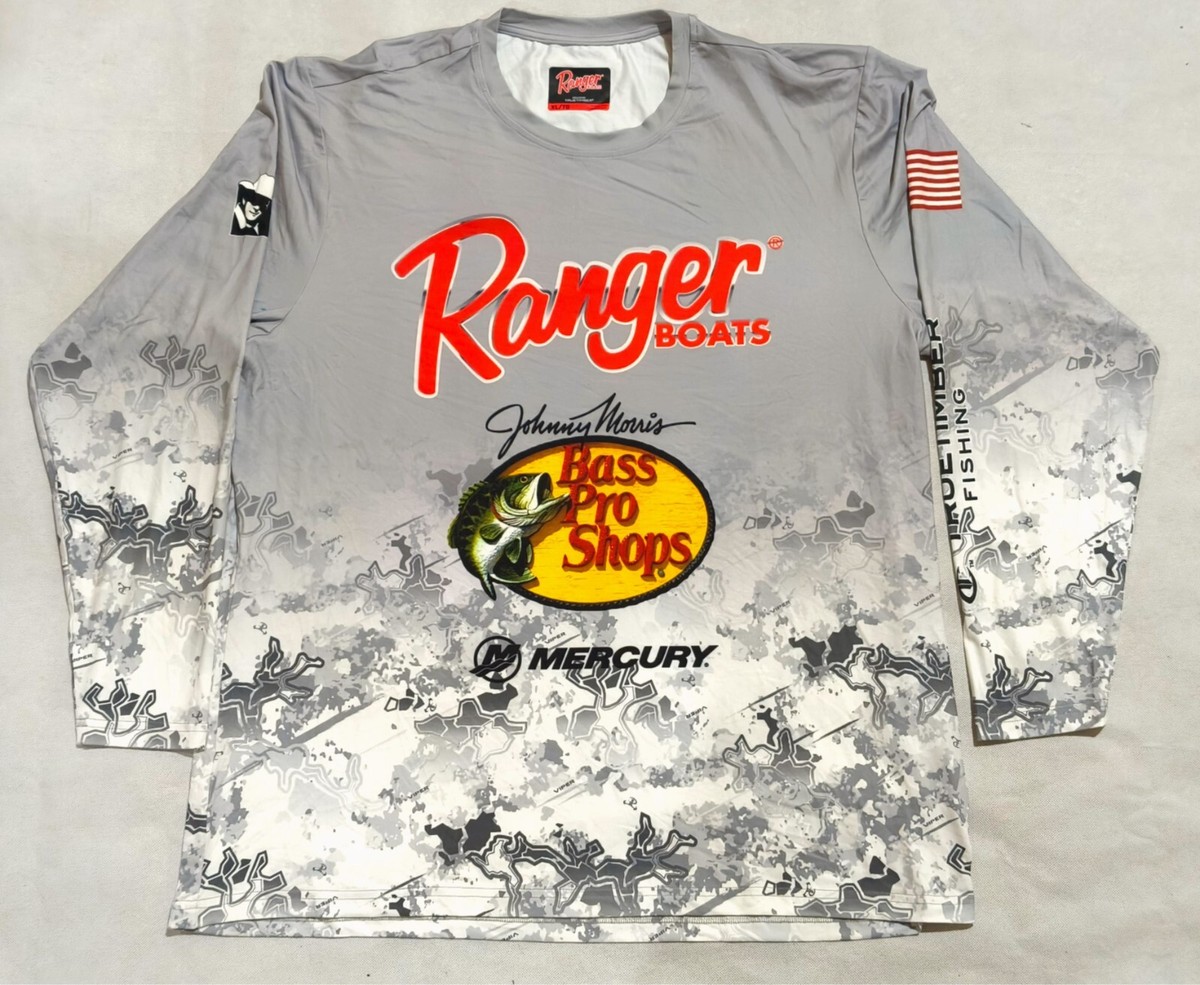 BASS PRO SHOPS トーナメントシャツ ブルー/グレー M（L） BASS PRO SHOPS トーナメントシャツ グレー M（L） - メルカリ