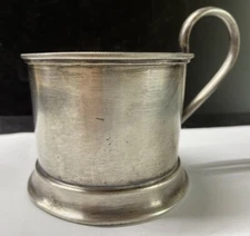 VINTAGE PODSTAKANNIK German Cup Holder Art Krupp Berndof 1900-1940