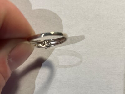 Bague Argent – Taille 56 – Manque Pierres – Occasion (136-10)