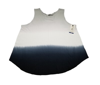 Terra&sky Womens  Twist Back Tank Top  Plus Size 1X  Sleeveless NEW