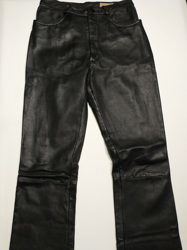 Rem Garson Soft Leather Pants Black 