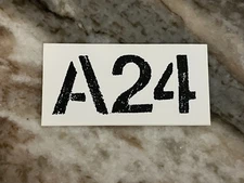 A24 Logo Sticker