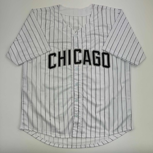 Autographed/Signed Paul Konerko Chicago Pinstripe Baseball Jersey JSA COA - Picture 4 of 4